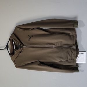 Puma Full Zip Olive Green Jacket